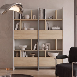 Regał BED CONCEPT BC-22 do półkotapczanu Lenart Kaszmir/Dąb Nagano