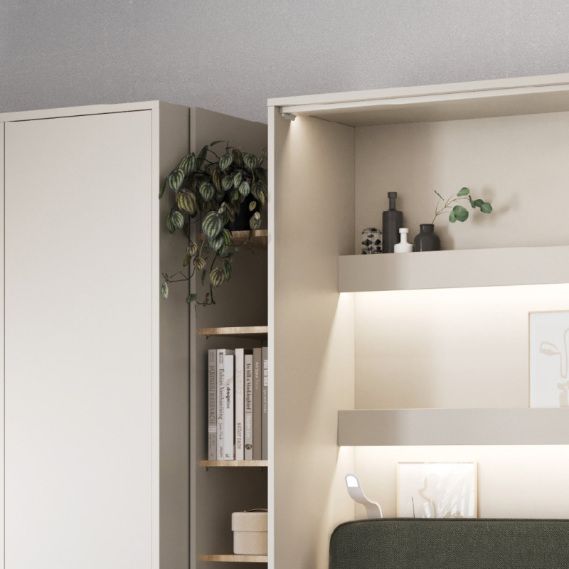 Regał BED CONCEPT BC-24 do półkotapczanu Lenart Kaszmir/Dąb Nagano - WYSYŁKA 24H - domowanie.pl
