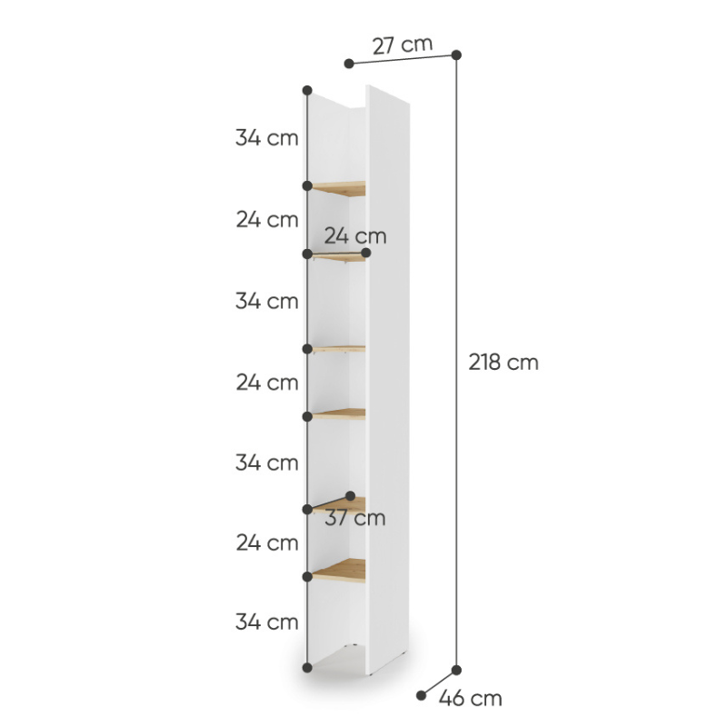 Regał BED CONCEPT BC-24 do półkotapczanu Lenart - WYSYŁKA 24H - domowanie.pl