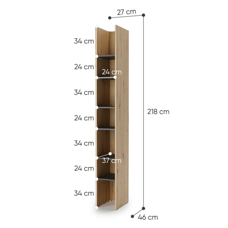 Regał BED CONCEPT BC-24 do półkotapczanu Lenart - WYSYŁKA 24H - domowanie.pl