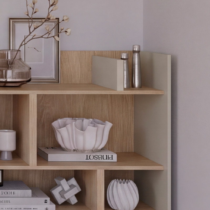 Regał BED CONCEPT BC-25 do półkotapczanu Lenart Kaszmir/Dąb Nagano - WYSYŁKA 24H - domowanie.pl