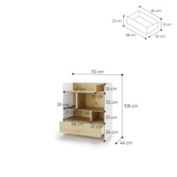 Regał BED CONCEPT BC-25 do półkotapczanu Lenart - WYSYŁKA 24H - domowanie.pl