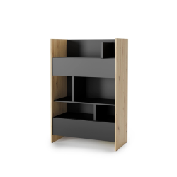 Regał BED CONCEPT BC-26 do półkotapczanu Lenart dąb artisan/czarny