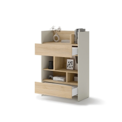Regał BED CONCEPT BC-26 do półkotapczanu Lenart Kaszmir/Dąb Nagano - WYSYŁKA 24H - domowanie.pl
