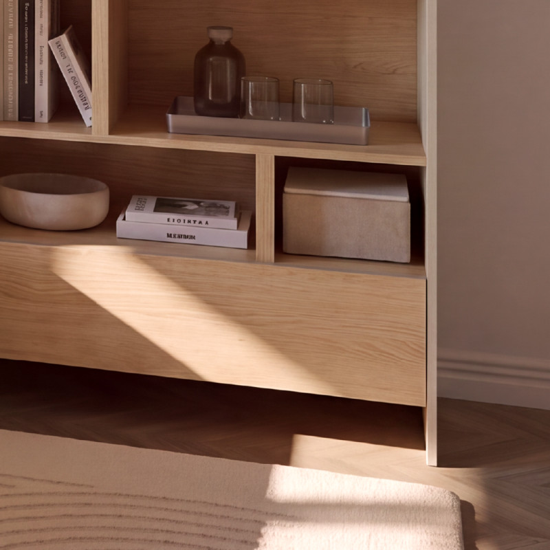 Regał BED CONCEPT BC-26 do półkotapczanu Lenart Kaszmir/Dąb Nagano - WYSYŁKA 24H - domowanie.pl