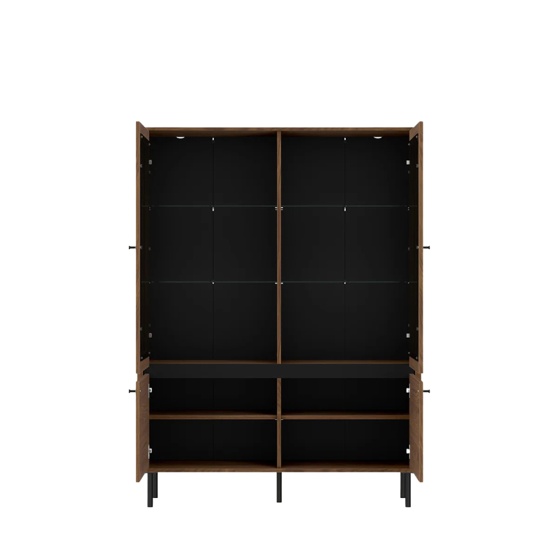 Witryna czterodrzwiowa 120 cm Revillo REVV02 Meble Wójcik