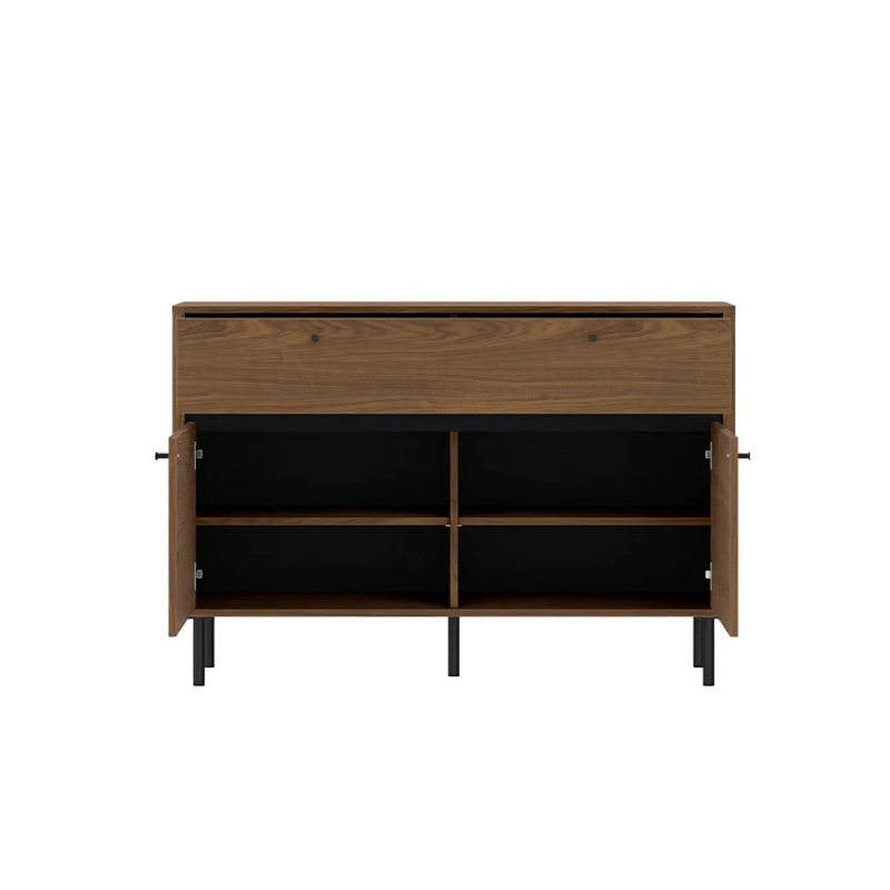 Komoda z szufladą 120 cm Revillo orzech alicante | domowanie.pl