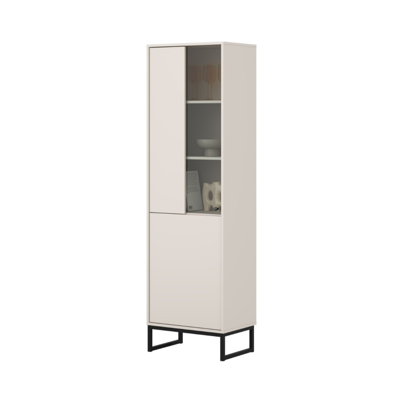 Witryna do salonu Loft Typ 05 beżowa – nowoczesny design