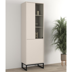 Witryna do salonu Loft Typ 05 beżowa – nowoczesny design