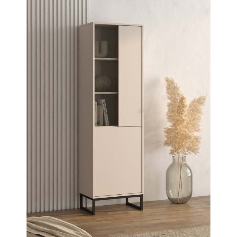 Witryna do salonu Loft Typ 05 beżowa – nowoczesny design