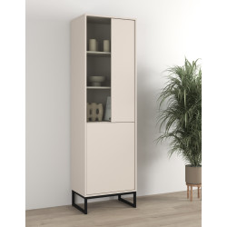 Witryna do salonu Loft Typ 05 beżowa – nowoczesny design
