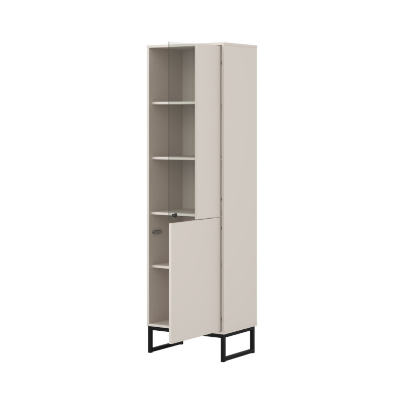 Witryna do salonu Loft Typ 05 beżowa – nowoczesny design