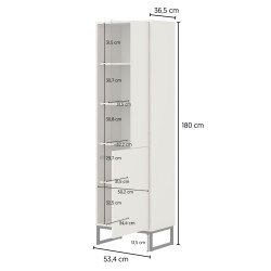 Witryna do salonu Loft Typ 05 zielona – nowoczesny design