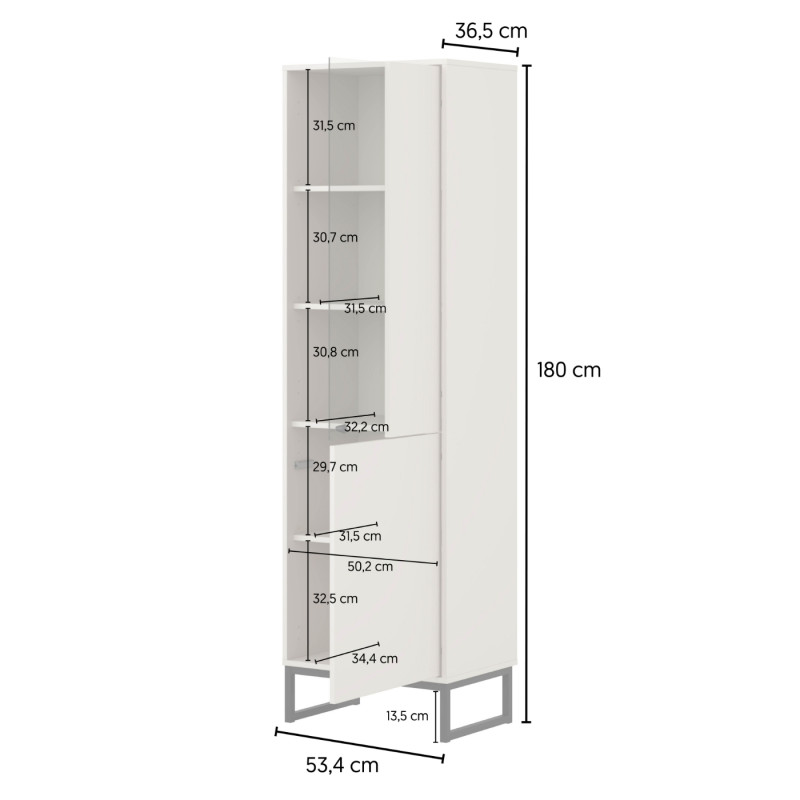 Witryna do salonu Loft Typ 05 zielona – nowoczesny design