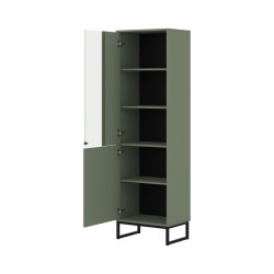 Witryna do salonu Loft Typ 05 zielona – nowoczesny design