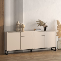 Szeroka komoda Loft Typ 47 kaszmirowy beż | domowanie.pl