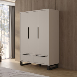 Szafa Halle S Typ 19 Helvetia – loft, kaszmir/czarny, 145x210