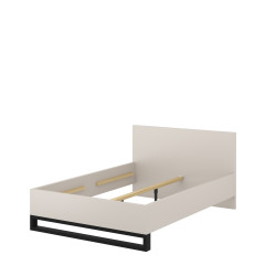 Łóżko Halle S Typ 31 Helvetia – 160x200, loft, kaszmir/czarny