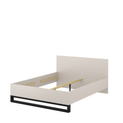 Łóżko Halle S Typ 32 Helvetia – 180x200, loft, kaszmir/czarny