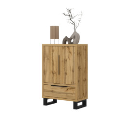 Bieliźniarka 90 cm Halle S 38 dąb wotan | Domowanie.pl