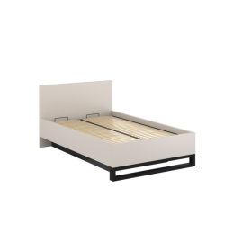 Łóżko Halle S Typ 50 Helvetia – 140x200, kaszmir, z pojemnikiem