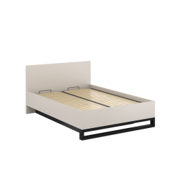 Łóżko Halle S Typ 51 Helvetia – 160x200, kaszmir, z pojemnikiem