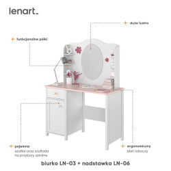 Biurko Luna LN-03 Lenart Kolekcja Luna