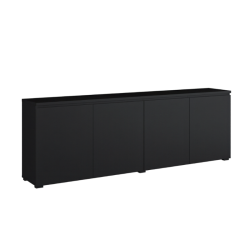 Komoda szeroka Modo 4D czarny onyx Helvetia | Domowanie