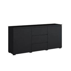 Komoda z szufladami Modo 150 cm czarny onyx| Domowanie.pl