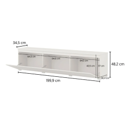 Komoda pod telewizor Modo 199,9 cm kaszmir Helvetia