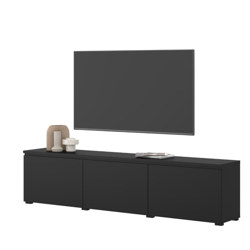 Komoda pod telewizor Modo 199,9 cm czarny onyx Helvetia