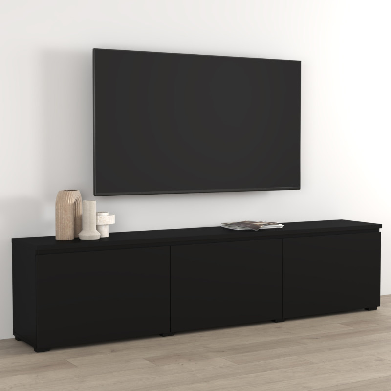 Komoda pod telewizor Modo 199,9 cm czarny onyx Helvetia