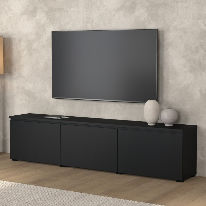 Komoda pod telewizor Modo 199,9 cm czarny onyx Helvetia