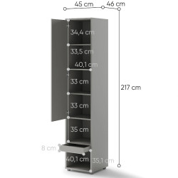 Dostawka BED CONCEPT BC-07 do półkotapczanu pionowego Lenart  -
