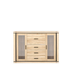 Komoda Dallas 157cm D7 dąb sonoma - domowanie.pl
