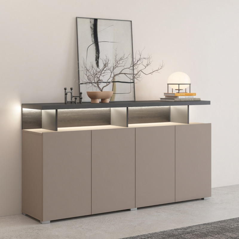 Komoda SERIO 153 cm czterodrzwiowa – kup teraz