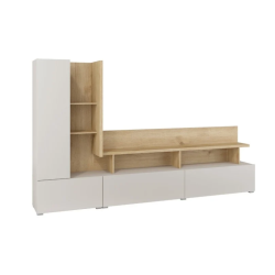 Meblościanka Helvetia SERIO kaszmir/dąb carpenter jasny