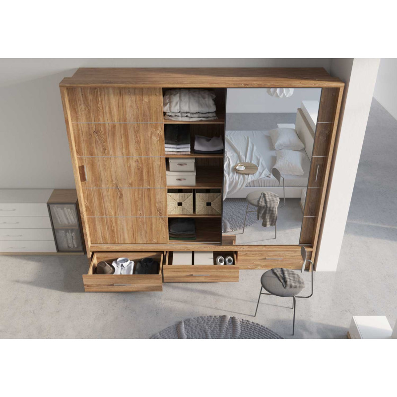 Szafa przesuwna z lustrem Arti AR-01 Lenart Kolekcja Arti