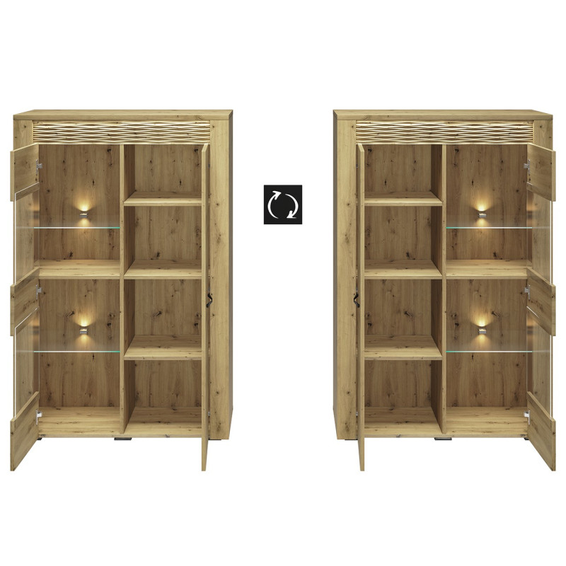 Witryna Artis 05 ML Meble Kolekcja Artis