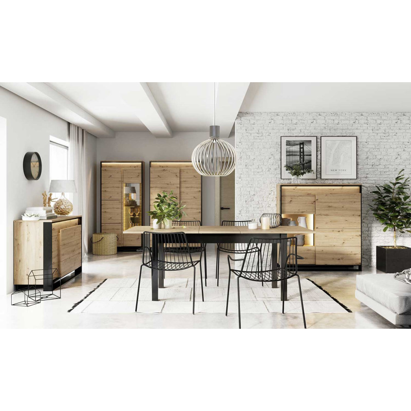 Szafa z oświetleniem Quant QA-01 Lenart Kolekcja Quant