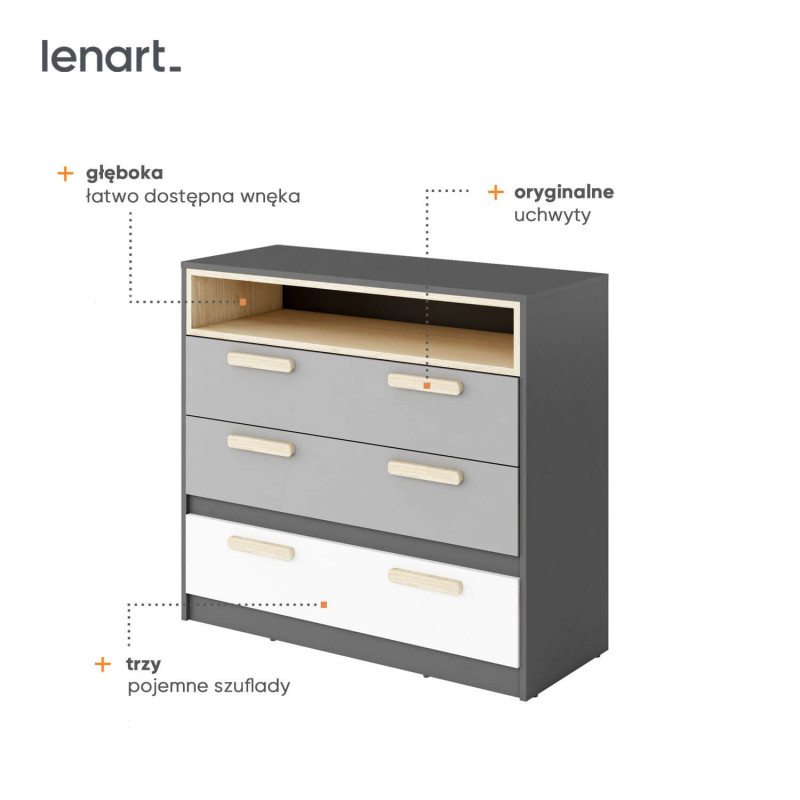 Komoda Pok PO-08 Lenart Kolekcja Pok