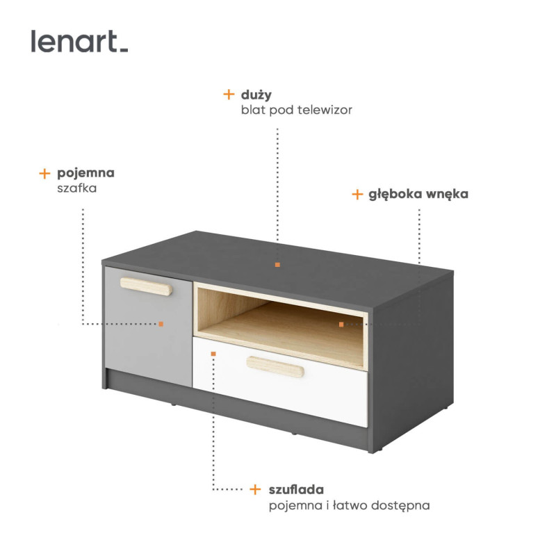 Szafka RTV Pok PO-11 Lenart Kolekcja Pok