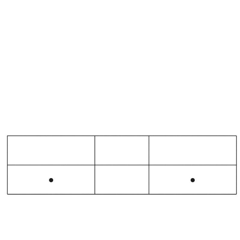 Szafka RTV Velvet Typ 25 Szynaka Meble Kolekcja Velvet