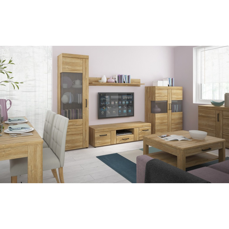 Witryna Cortina Typ CNAV02P 1D Meble Wójcik Kolekcja Cortina