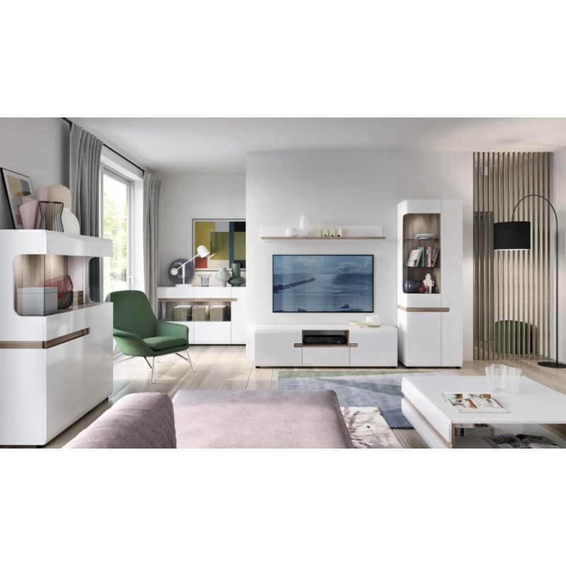 Witryna 3D Linate Typ 01L Meble Wójcik Kolekcja Linate