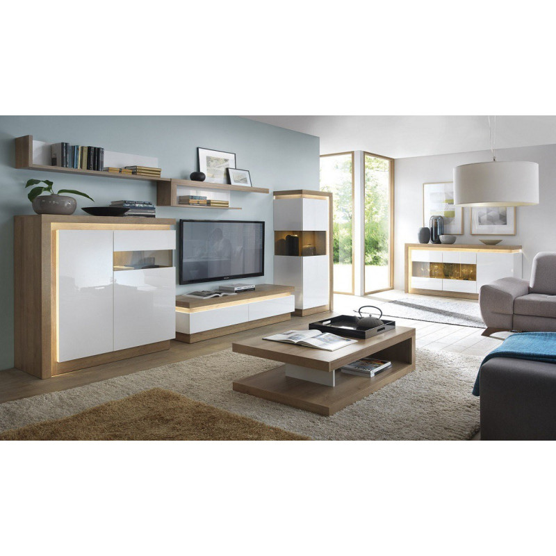 Regał Lyon jasny Typ LYOR01L Meble W&oacute;jcik Kolekcja Lyon