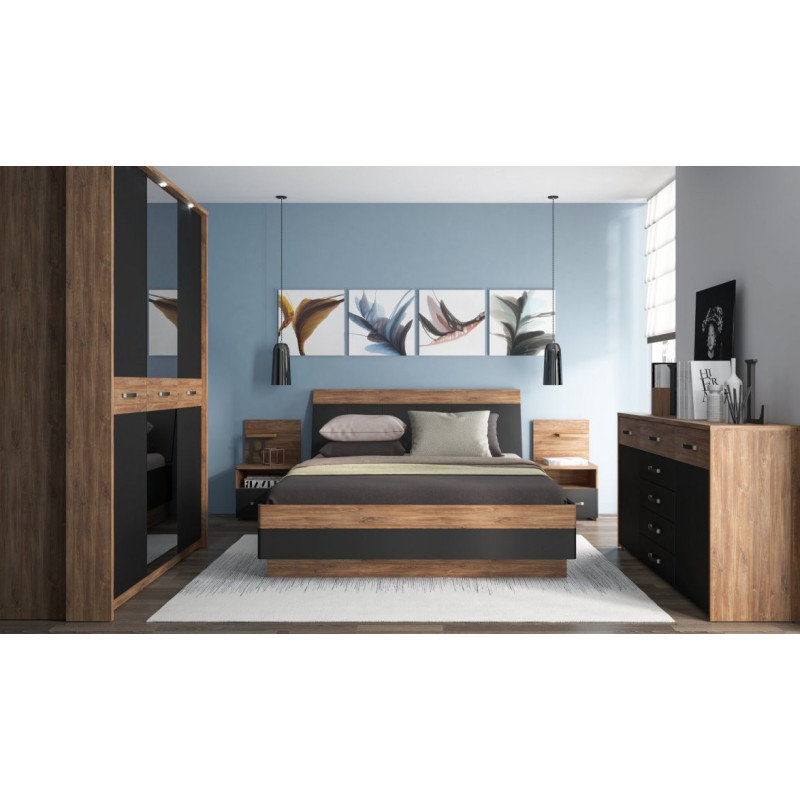 Szafka nocna 1S Monaco Typ MOAK02L Meble Wójcik Kolekcja Monaco