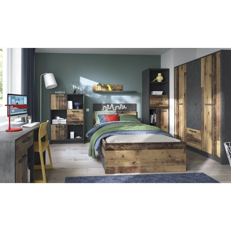 Szafa do pokoju młodzieżowego Nubi Typ NUBS02 Meble Wójcik