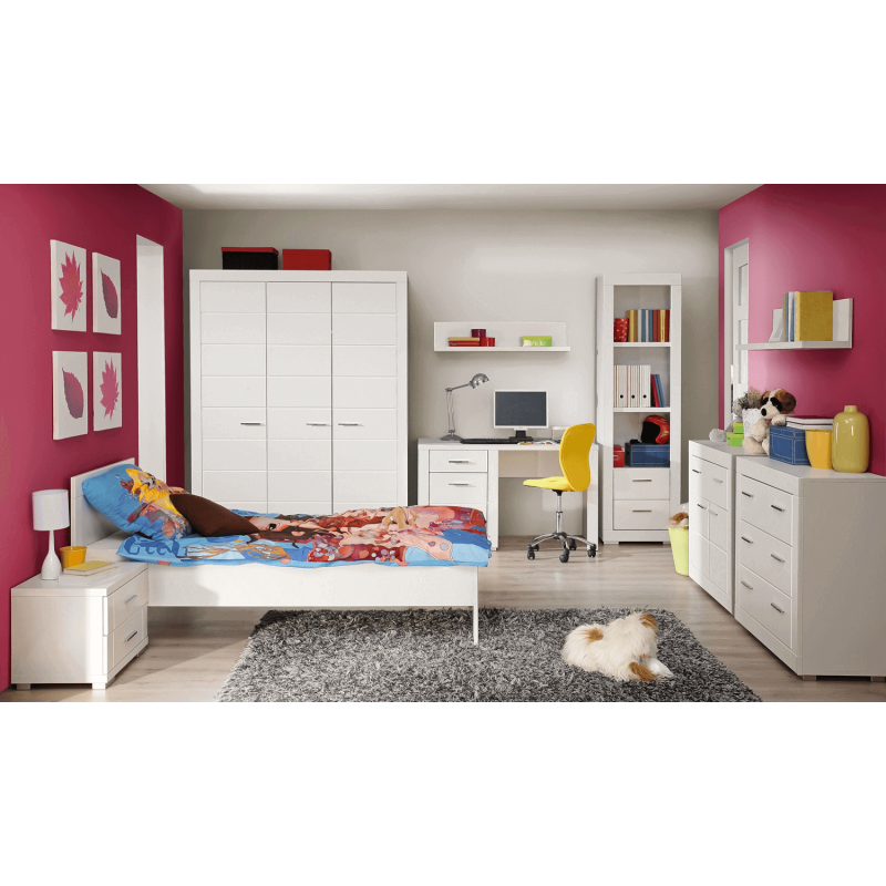 Szafka nocna Snow SNWK02 Meble Forte Kolekcja Snow