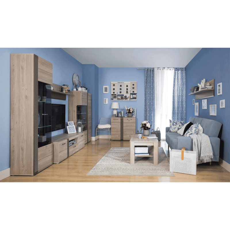 Witryna lewa Locarno Typ LCRV711L Meble Forte Kolekcja Locarno